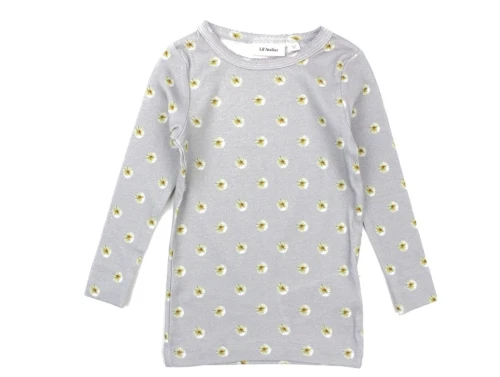 Lil Atelier top slim harbor mist blomster